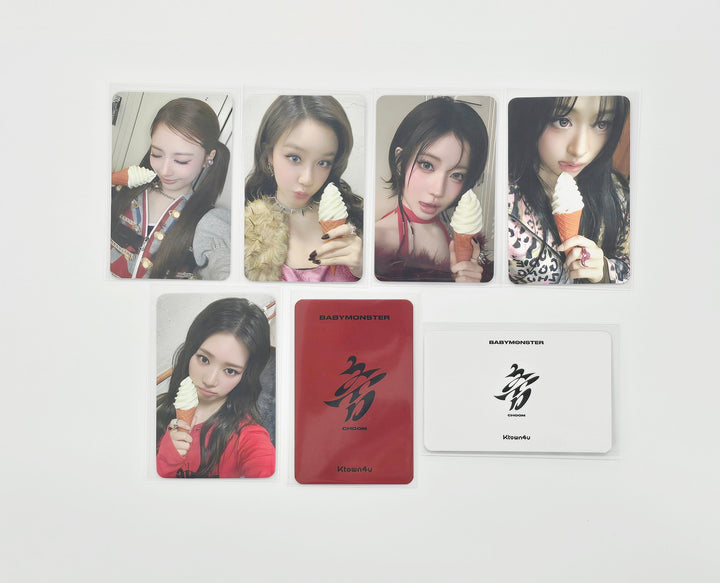 BABYMONSTER "CHOOM" - KTOWN4U Lucky Draw Event Photocard (Jewel Case ver.) [26.05.11]