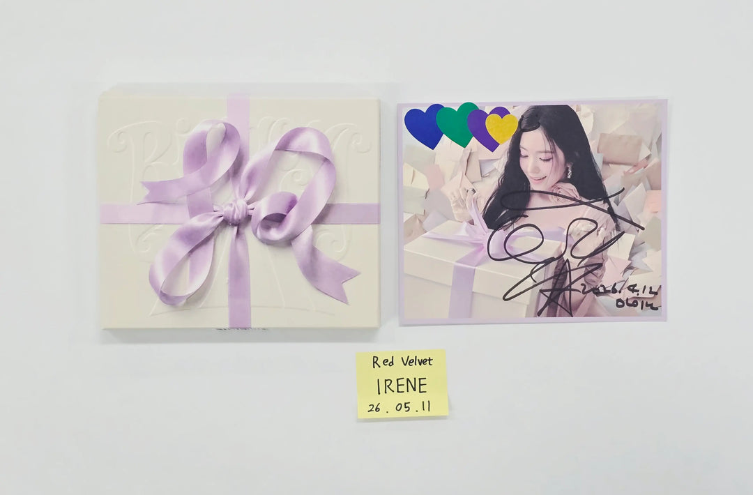 IRENE (of Red Velvet) "Biggest Fan" - Hand Autographed(Signed) Album [26.05.11]