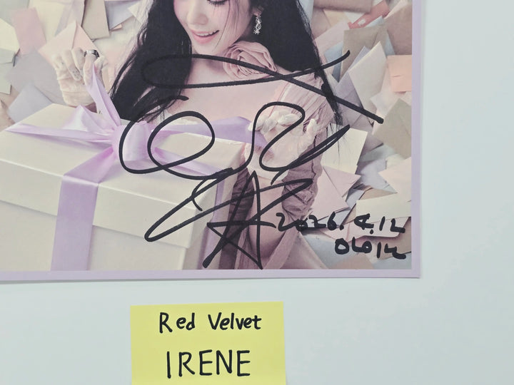 IRENE (of Red Velvet) "Biggest Fan" - Hand Autographed(Signed) Album [26.05.11]