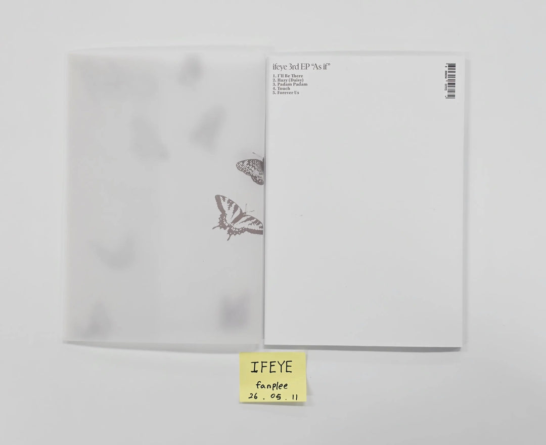 IFEYE "As if" - Hand Autographed(Signed) Album [26.05.11]