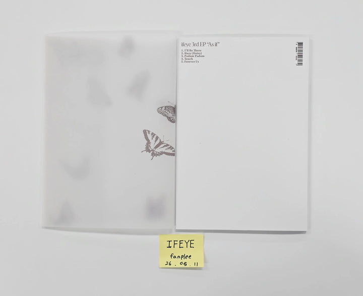 IFEYE "As if" - Hand Autographed(Signed) Album [26.05.11]