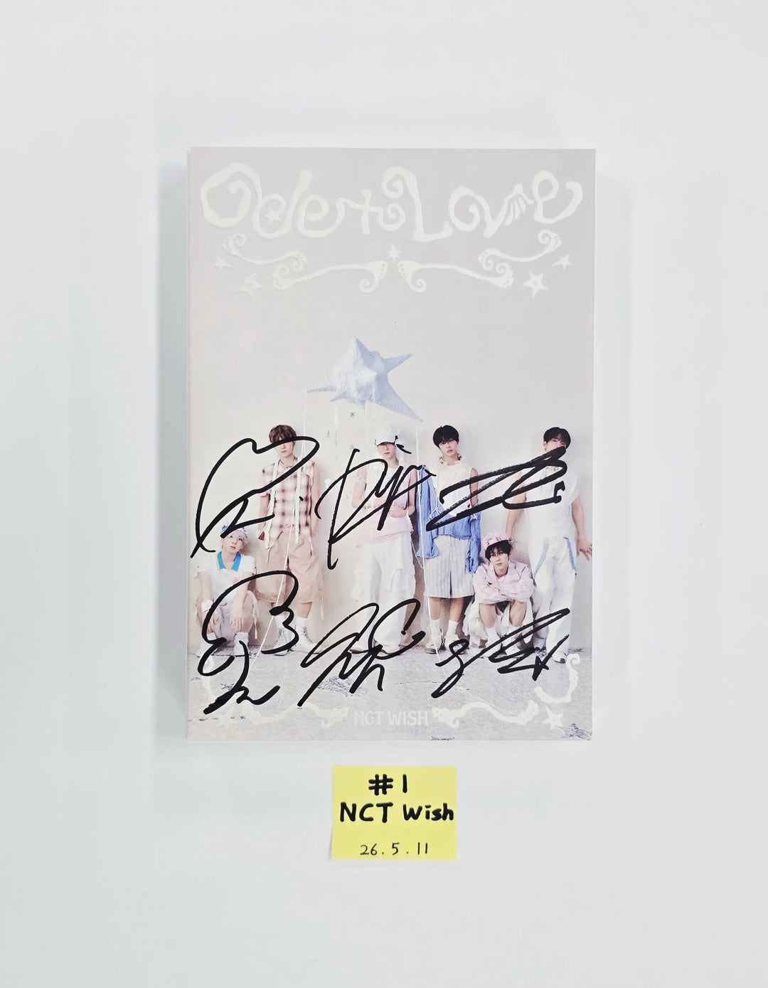 NCT WISH "Ode to Love" - Hand Autographed(Signed) Promo Album [26.05.11]