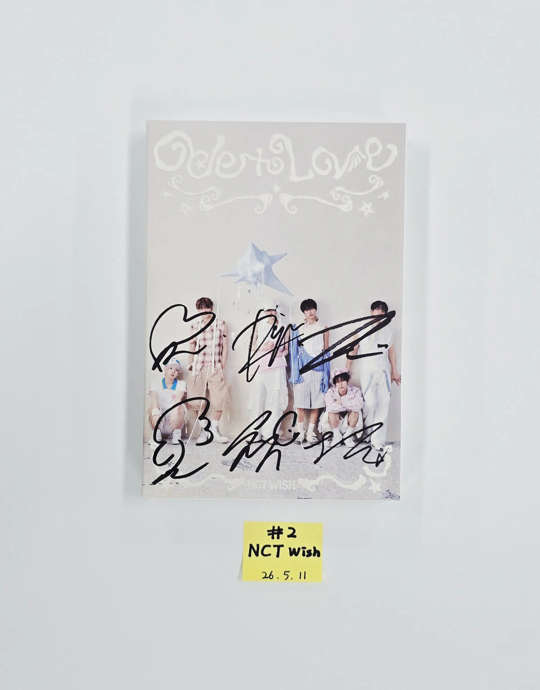NCT WISH "Ode to Love" - Hand Autographed(Signed) Promo Album [26.05.11]