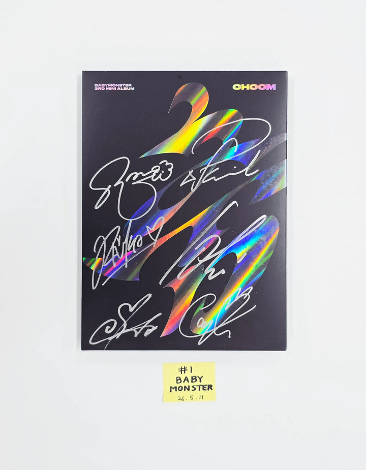 BABYMONSTER "CHOOM" - Hand Autographed(Signed) Promo Album  [26.05.11]