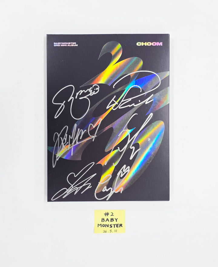 BABYMONSTER "CHOOM" - Hand Autographed(Signed) Promo Album  [26.05.11]