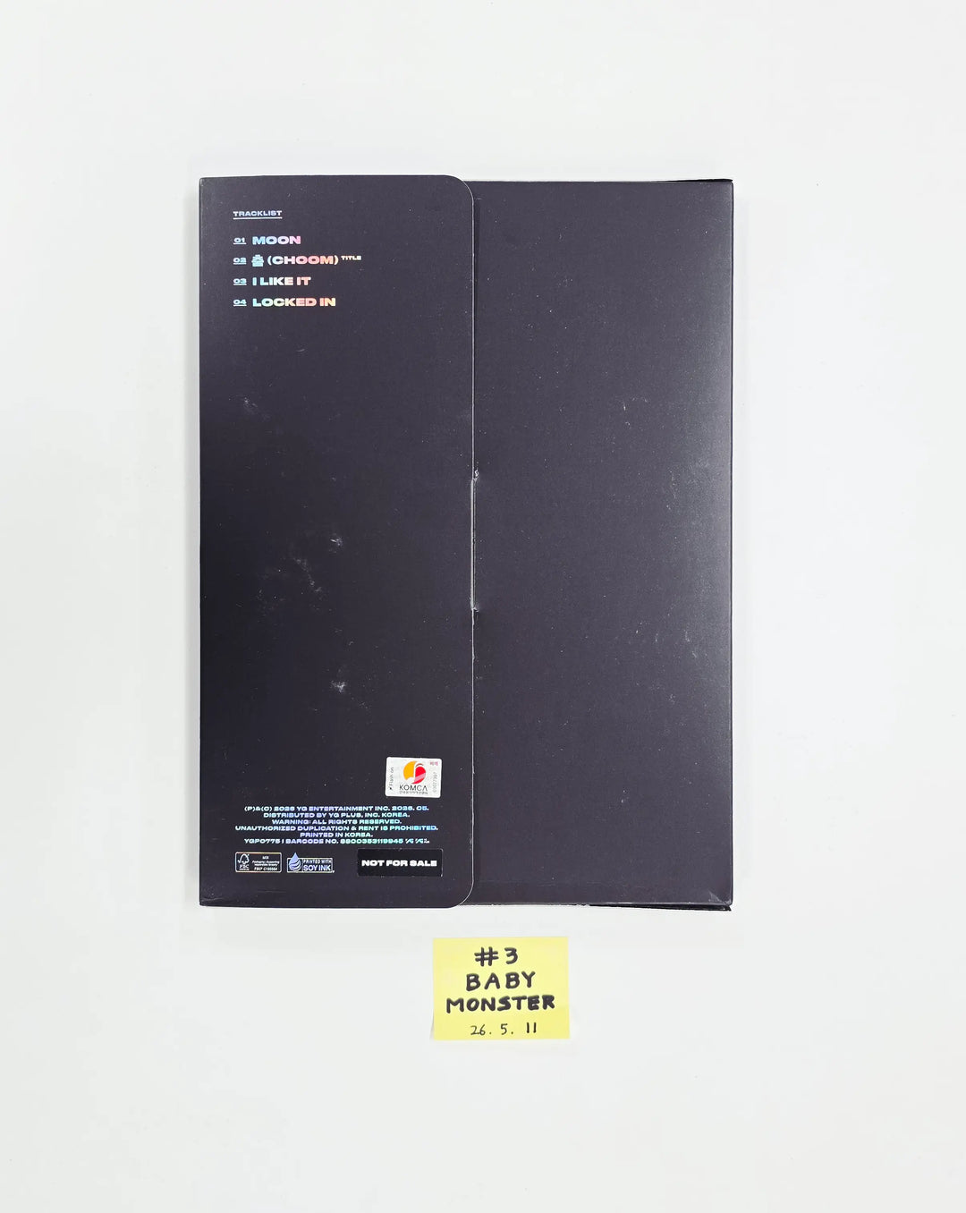 BABYMONSTER "CHOOM" - Hand Autographed(Signed) Promo Album  [26.05.11]