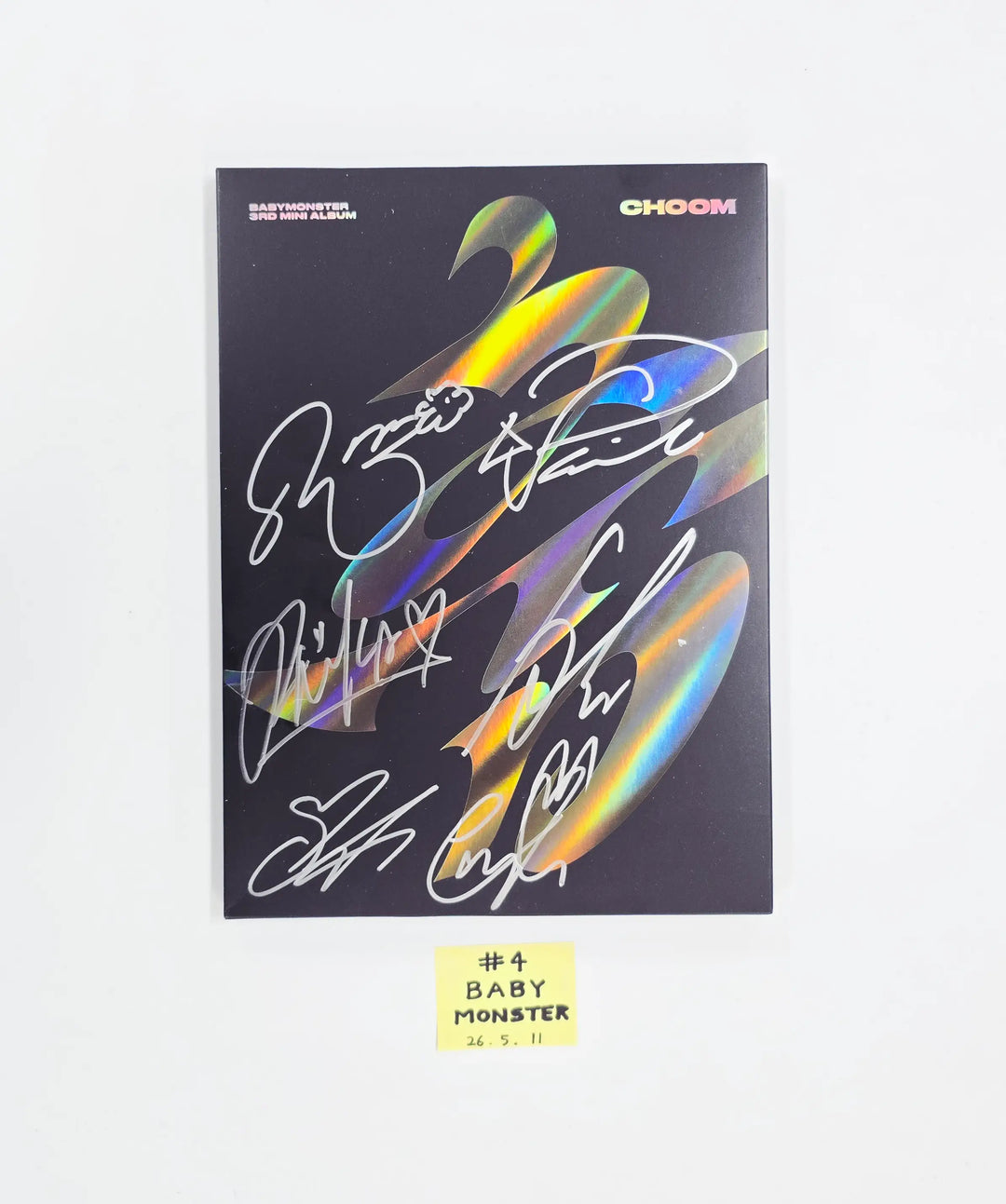 BABYMONSTER "CHOOM" - Hand Autographed(Signed) Promo Album  [26.05.11]