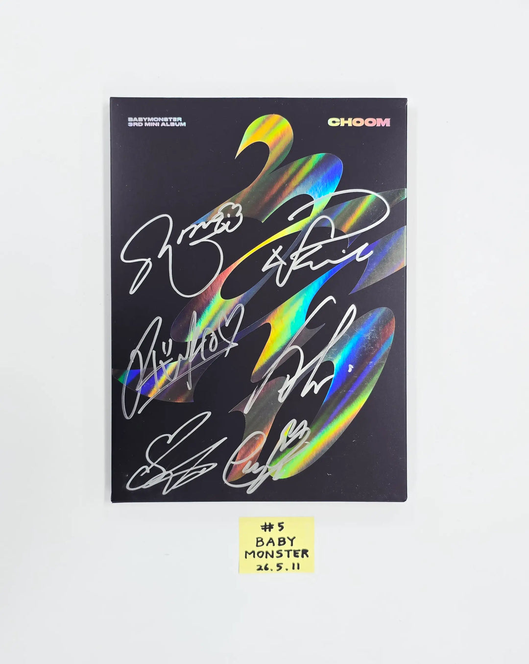BABYMONSTER "CHOOM" - Hand Autographed(Signed) Promo Album  [26.05.11]