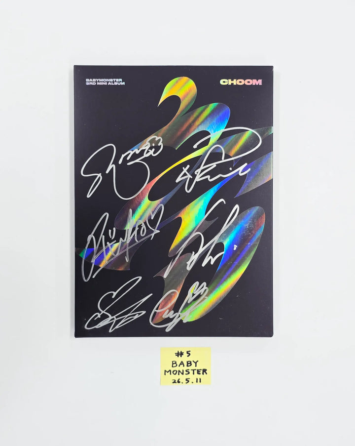 BABYMONSTER "CHOOM" - Hand Autographed(Signed) Promo Album  [26.05.11]
