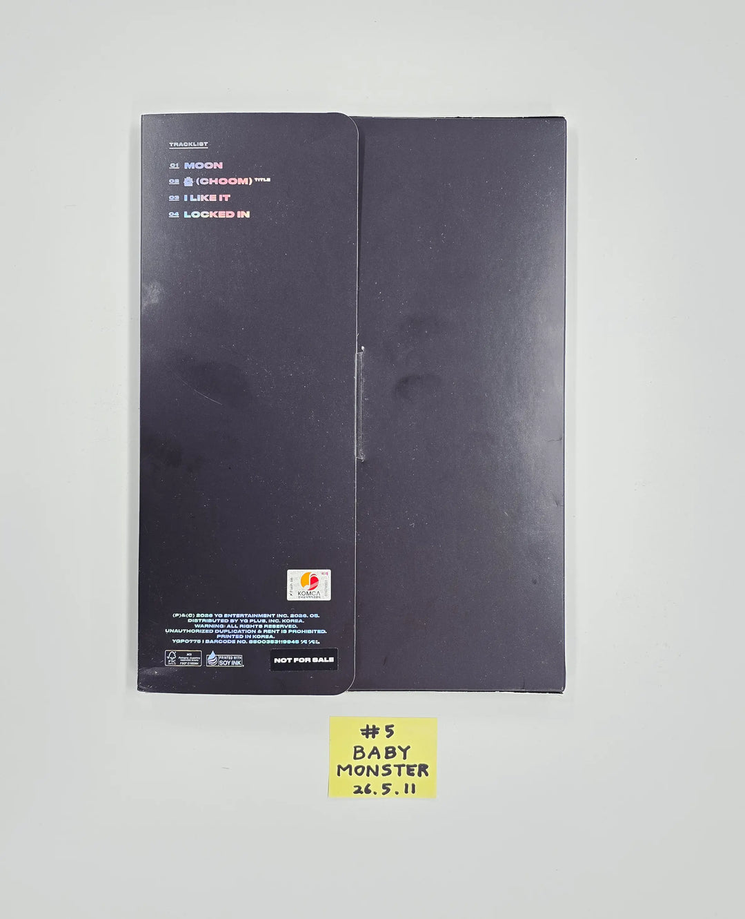 BABYMONSTER "CHOOM" - Hand Autographed(Signed) Promo Album  [26.05.11]