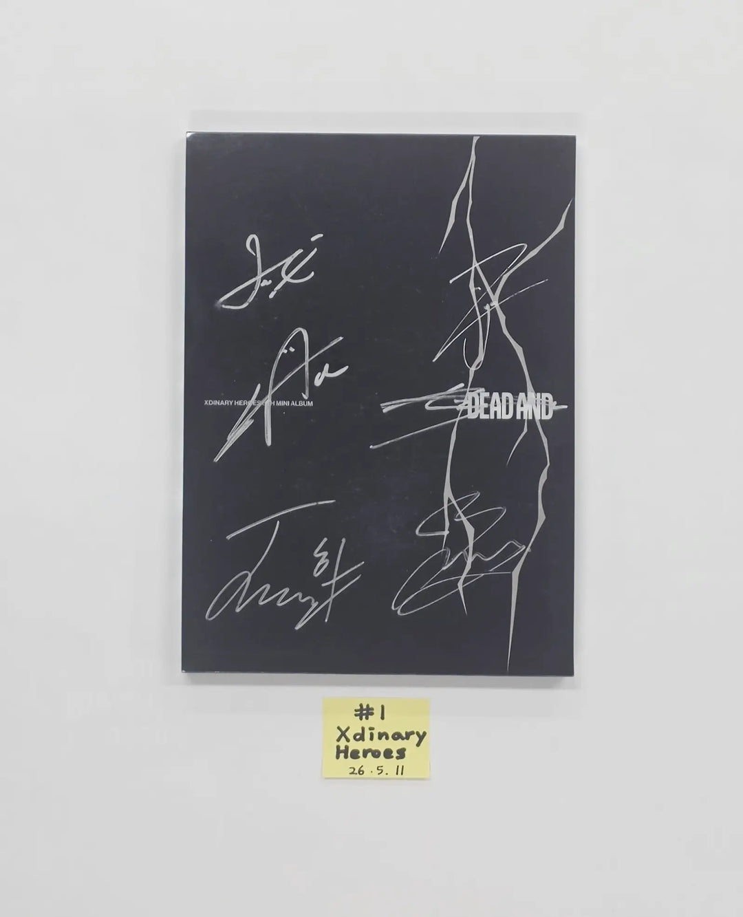 Xdinary Heroes "DEAD AND" - Hand Autographed(Signed) Promo Album [26.05.11]