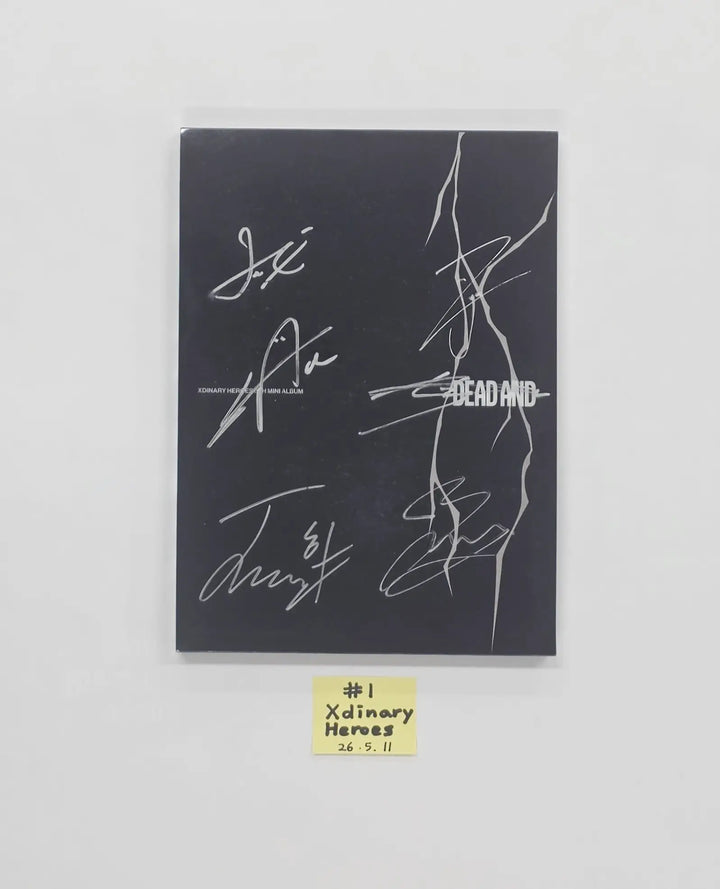 Xdinary Heroes "DEAD AND" - Hand Autographed(Signed) Promo Album [26.05.11]