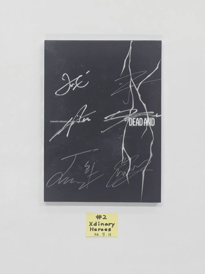 Xdinary Heroes "DEAD AND" - Hand Autographed(Signed) Promo Album [26.05.11]