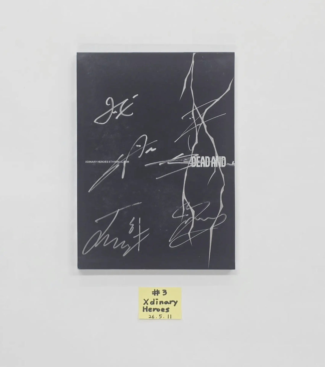 Xdinary Heroes "DEAD AND" - Hand Autographed(Signed) Promo Album [26.05.11]