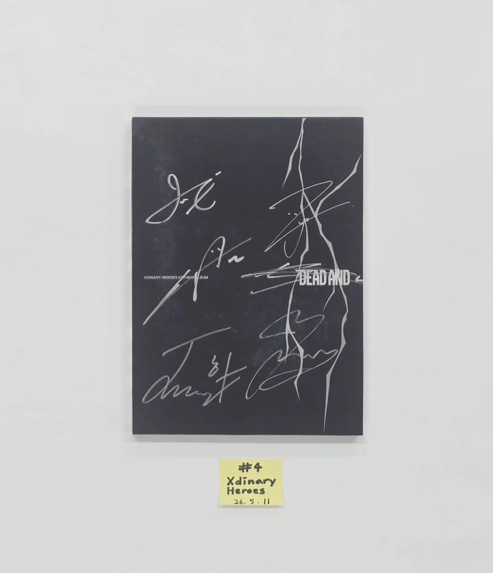 Xdinary Heroes "DEAD AND" - Hand Autographed(Signed) Promo Album [26.05.11]