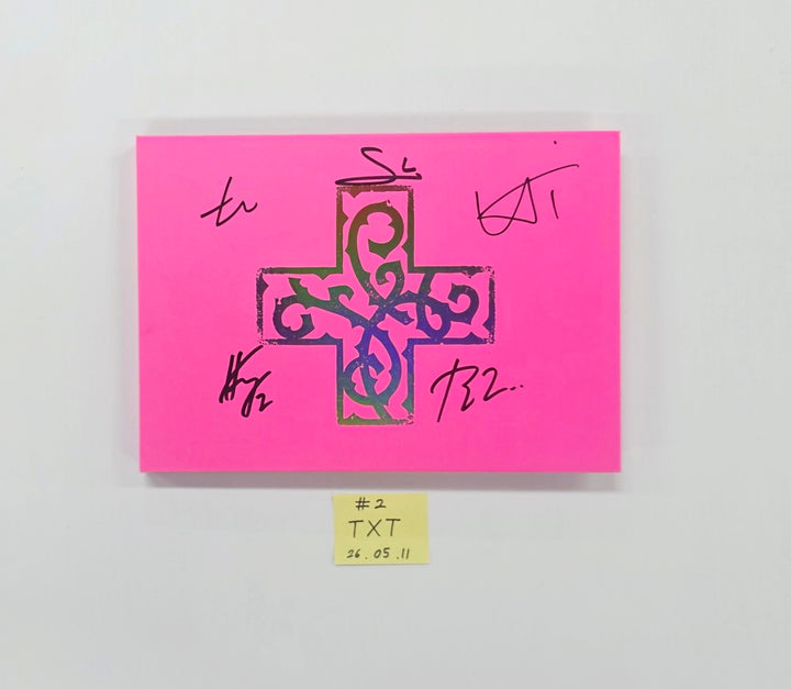 TXT "7TH YEAR: 가시덤불에 잠시 바람이 멈췄을 때 " - Hand Autographed(Signed) Promo Album [26.05.11]