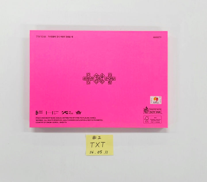 TXT "7TH YEAR: 가시덤불에 잠시 바람이 멈췄을 때 " - Hand Autographed(Signed) Promo Album [26.05.11]