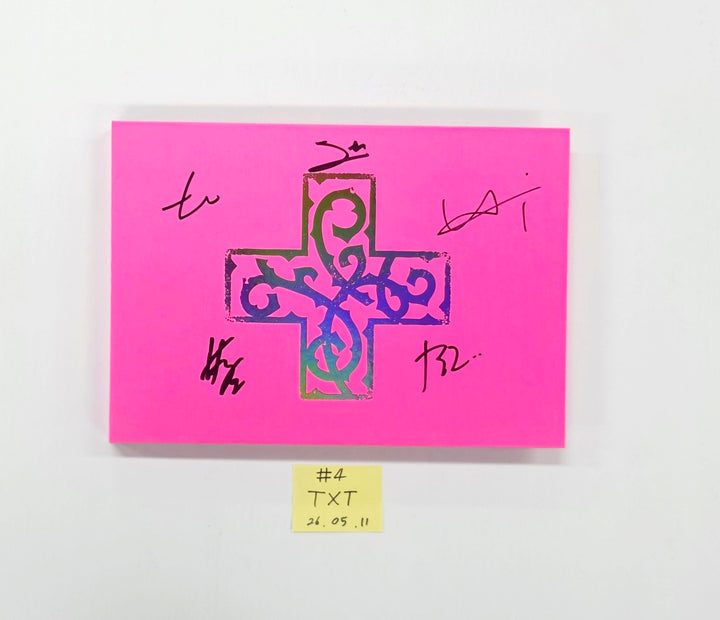 TXT "7TH YEAR: 가시덤불에 잠시 바람이 멈췄을 때 " - Hand Autographed(Signed) Promo Album [26.05.11]