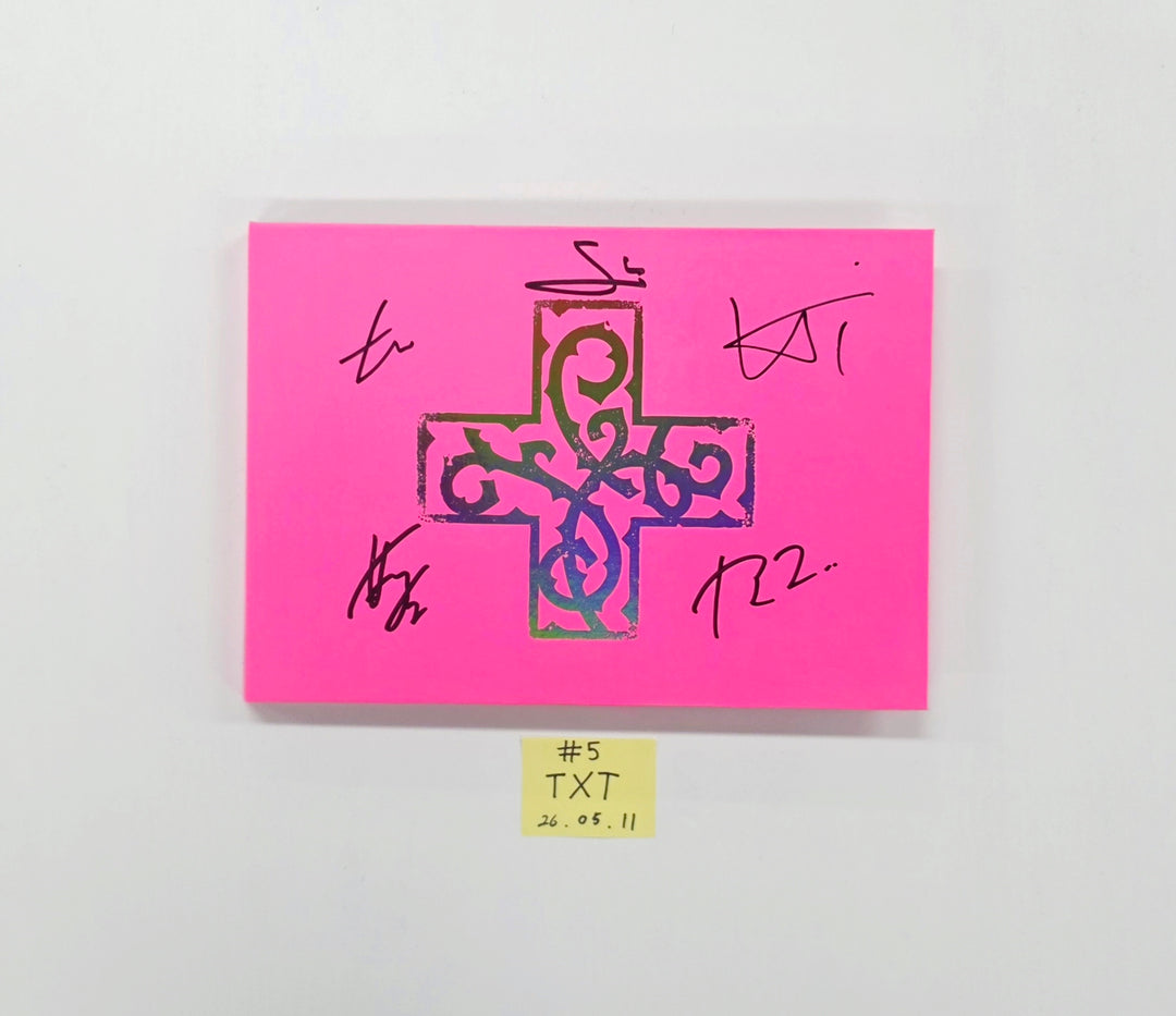 TXT "7TH YEAR: 가시덤불에 잠시 바람이 멈췄을 때 " - Hand Autographed(Signed) Promo Album [26.05.11]