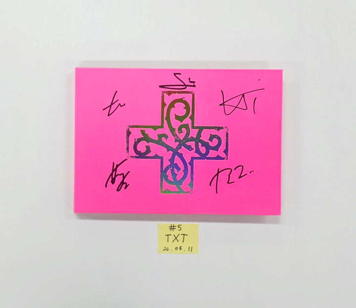 TXT "7TH YEAR: 가시덤불에 잠시 바람이 멈췄을 때 " - Hand Autographed(Signed) Promo Album [26.05.11]