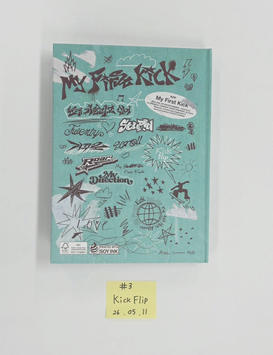 KickFlip "My First Kick" - Hand Autographed(Signed) Promo Album [26.05.11]