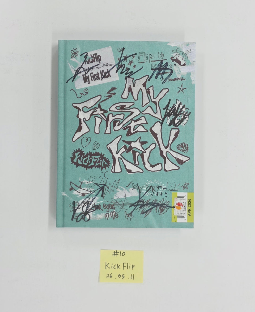 KickFlip "My First Kick" - Hand Autographed(Signed) Promo Album [26.05.11]