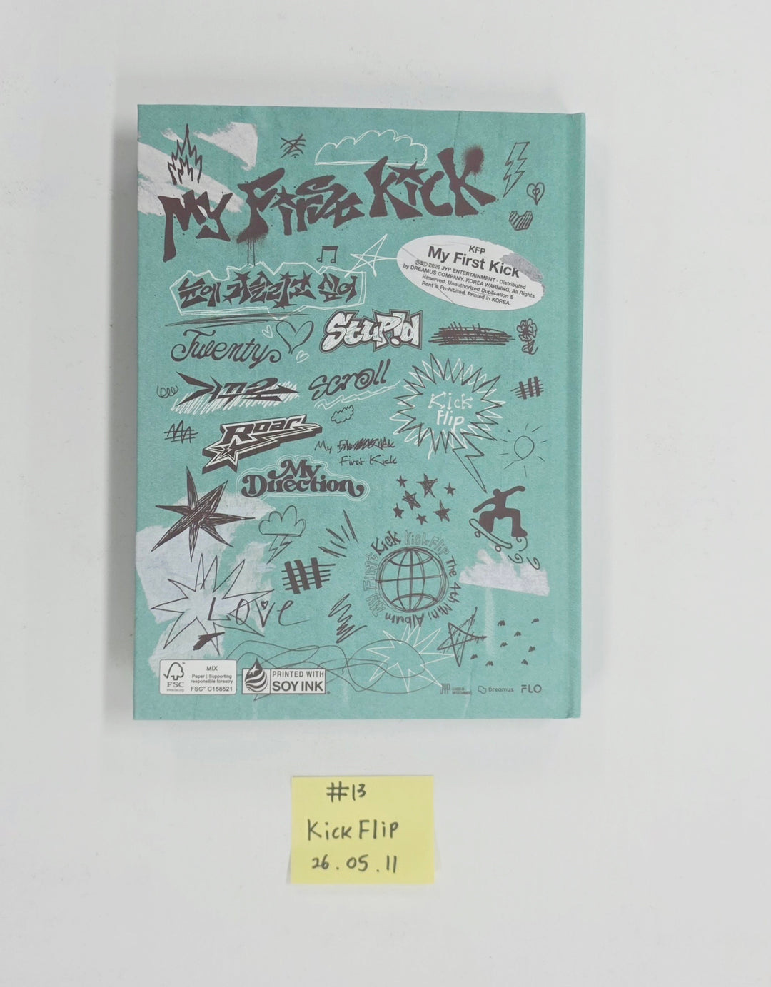 KickFlip "My First Kick" - Hand Autographed(Signed) Promo Album [26.05.11]