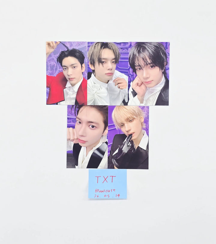 TXT "7TH YEAR: 가시덤불에 잠시 바람이 멈췄을 때 " - Broadcast Photocard Set (5ea) [26.05.14] (Restocked 6/15)