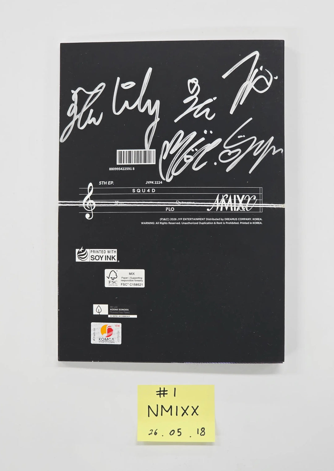 NMIXX "Heavy Serenade"- Hand Autograhped(Signed) Promo Album [26.05.18]