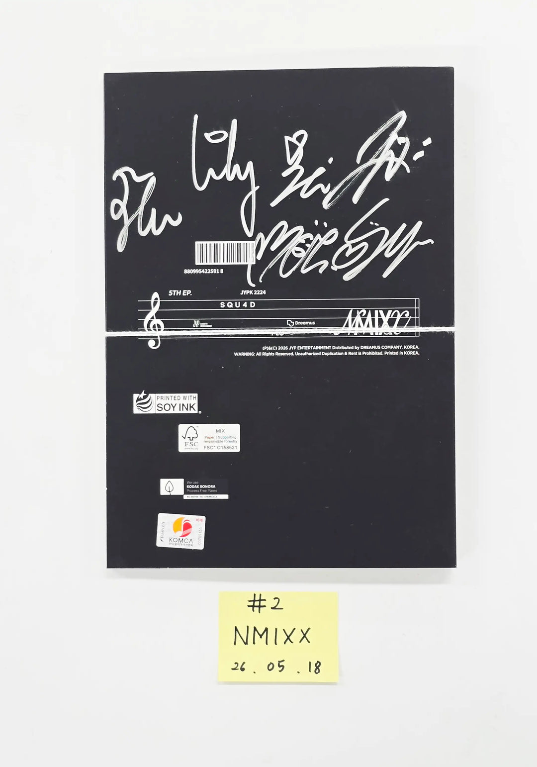 NMIXX "Heavy Serenade"- Hand Autograhped(Signed) Promo Album [26.05.18]