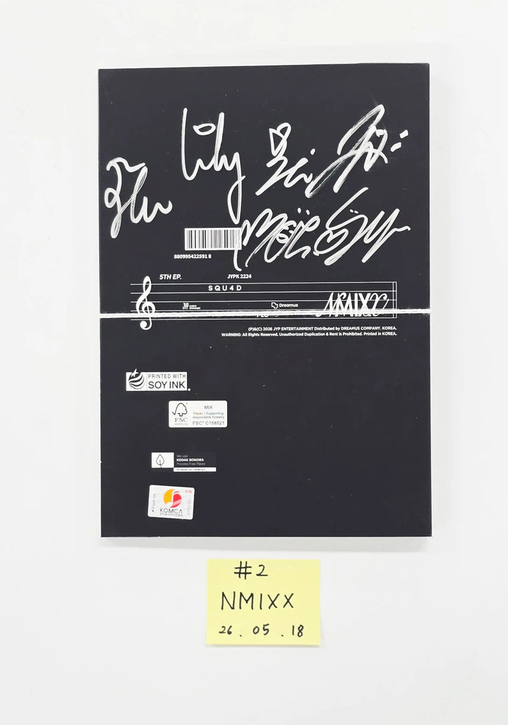 NMIXX "Heavy Serenade"- Hand Autograhped(Signed) Promo Album [26.05.18]