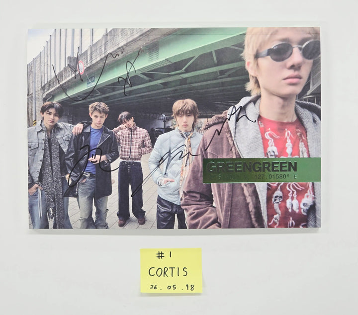 CORTIS The 2nd EP "GREENGREEN" - Hand Autographed(Signed) Promo Album [26.05.18]