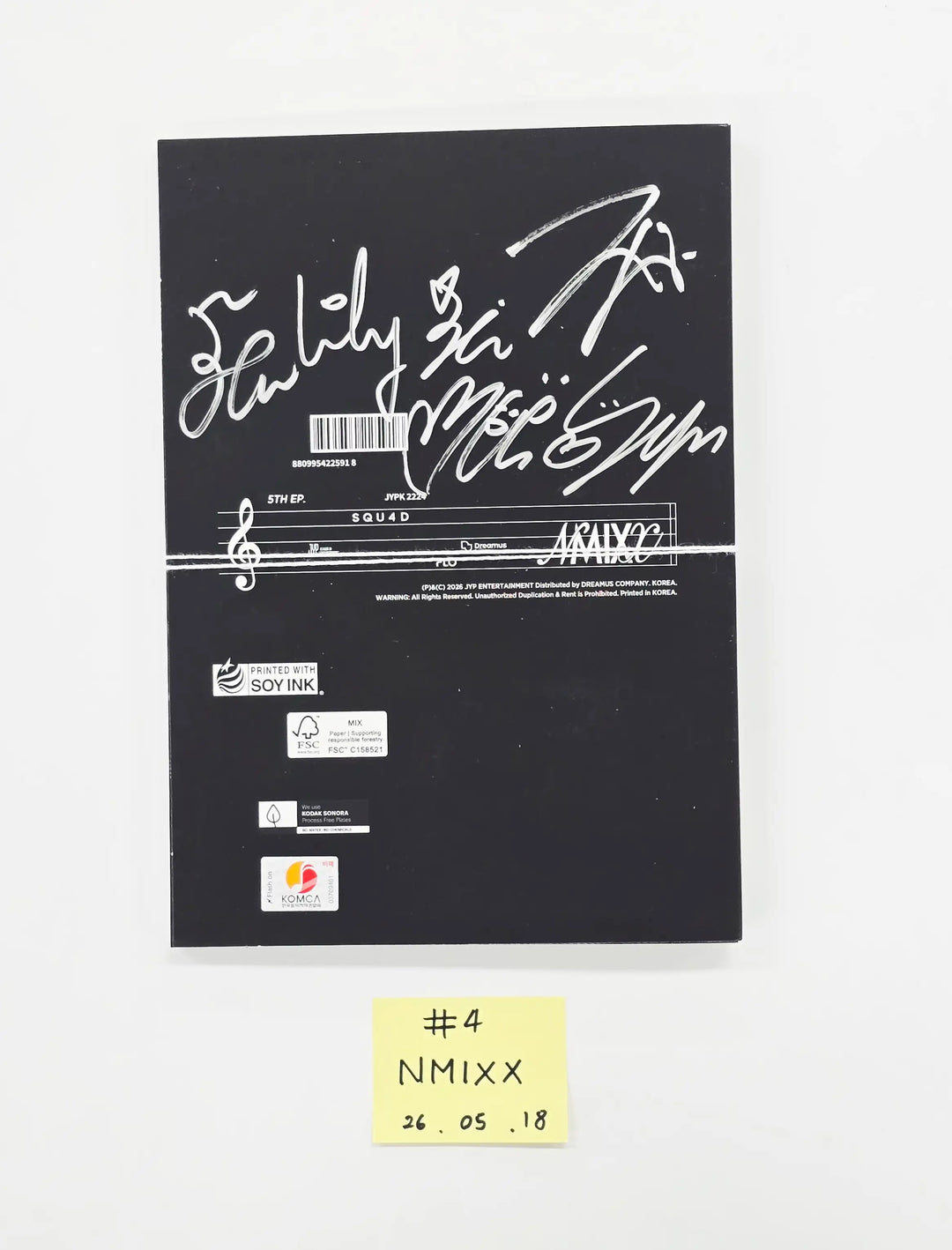 NMIXX "Heavy Serenade"- Hand Autograhped(Signed) Promo Album [26.05.18]