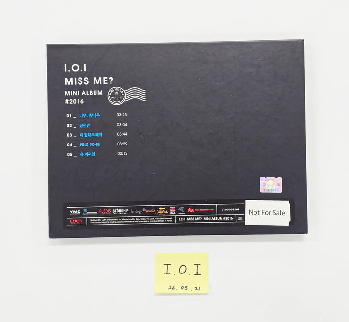 I.O.I "Miss Me?" - Hand Autographed(Signed) Promo Album [26.05.21]