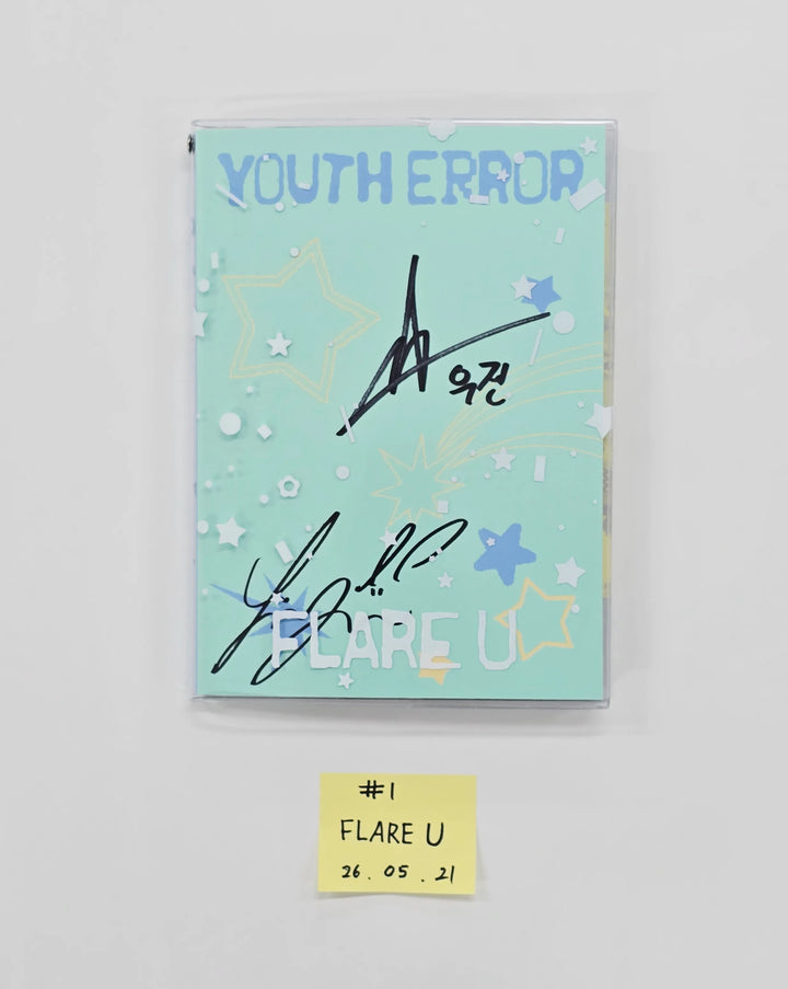 FLARE U "YOUTH ERROR" - Hand Autographed(Signed) Promo Album [26.05.21]