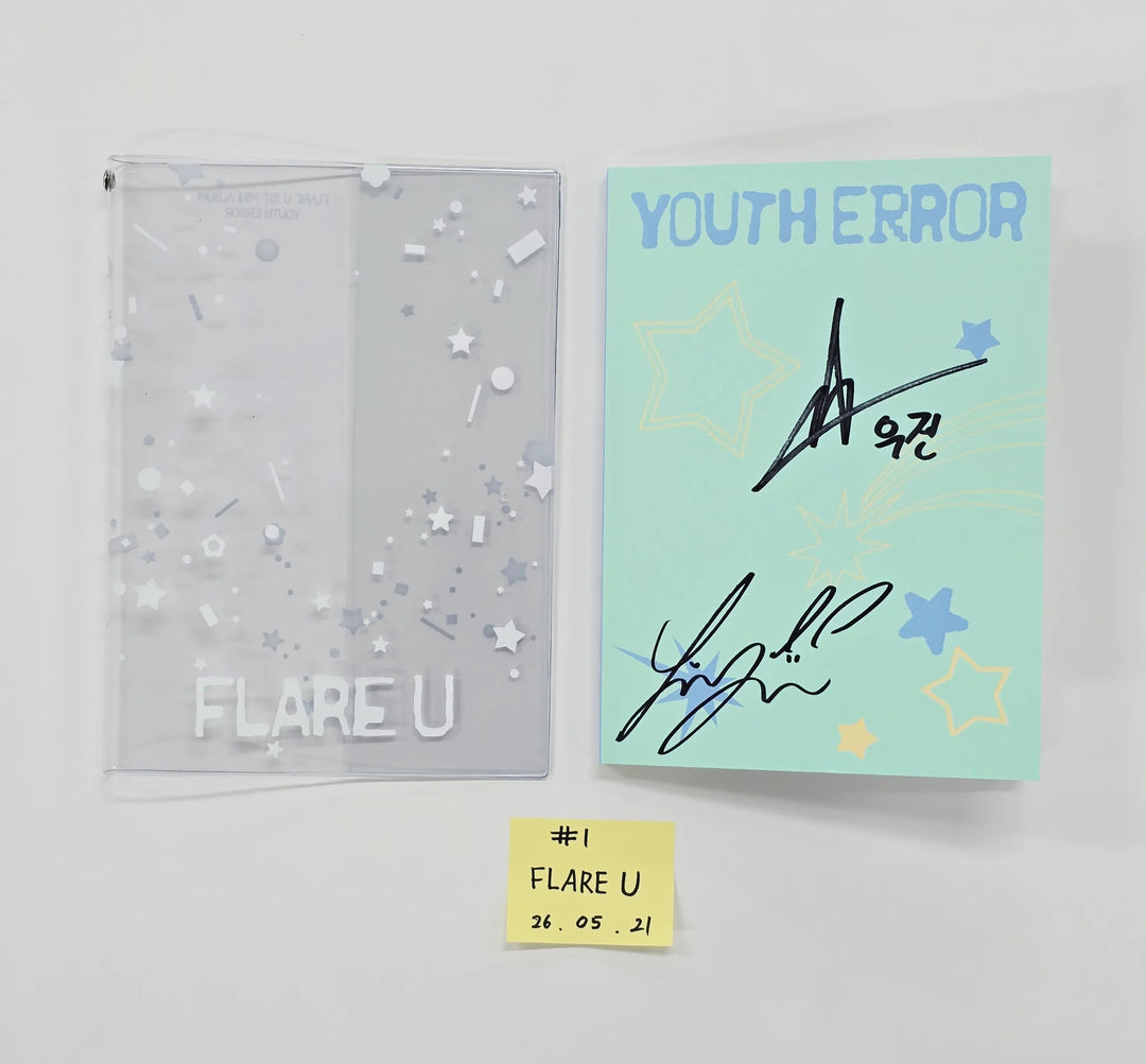 FLARE U "YOUTH ERROR" - Hand Autographed(Signed) Promo Album [26.05.21]