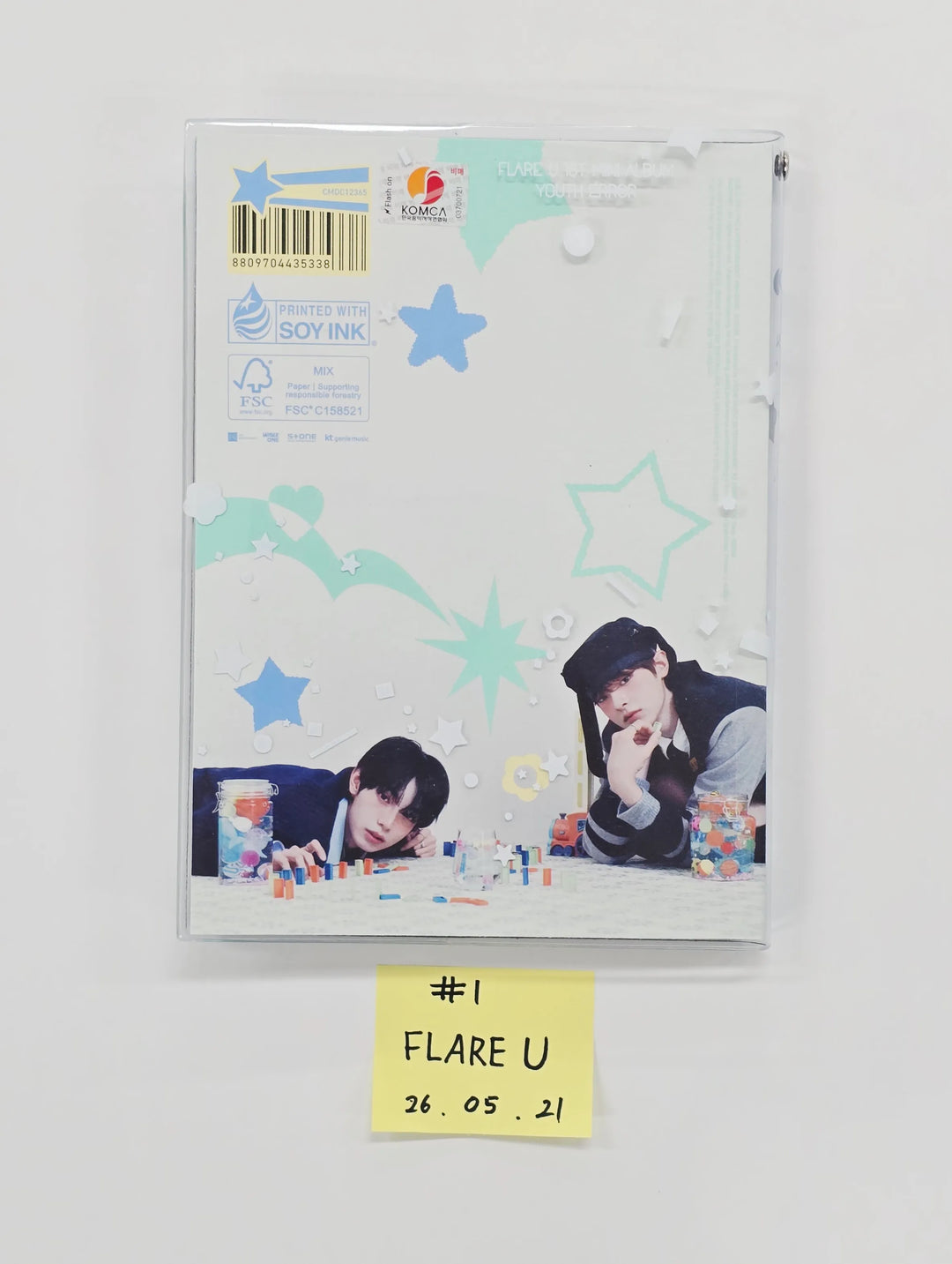 FLARE U "YOUTH ERROR" - Hand Autographed(Signed) Promo Album [26.05.21]