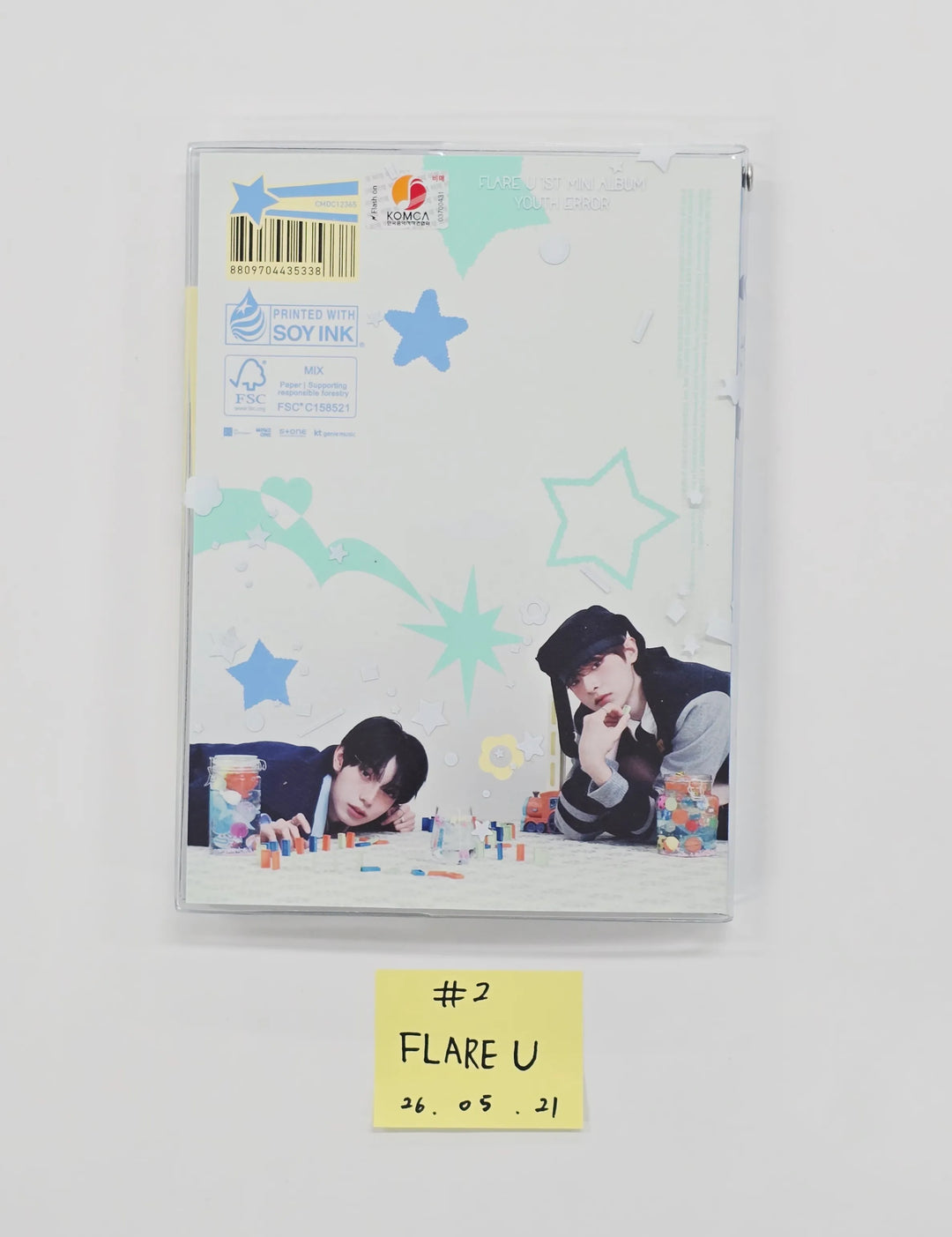 FLARE U "YOUTH ERROR" - Hand Autographed(Signed) Promo Album [26.05.21]