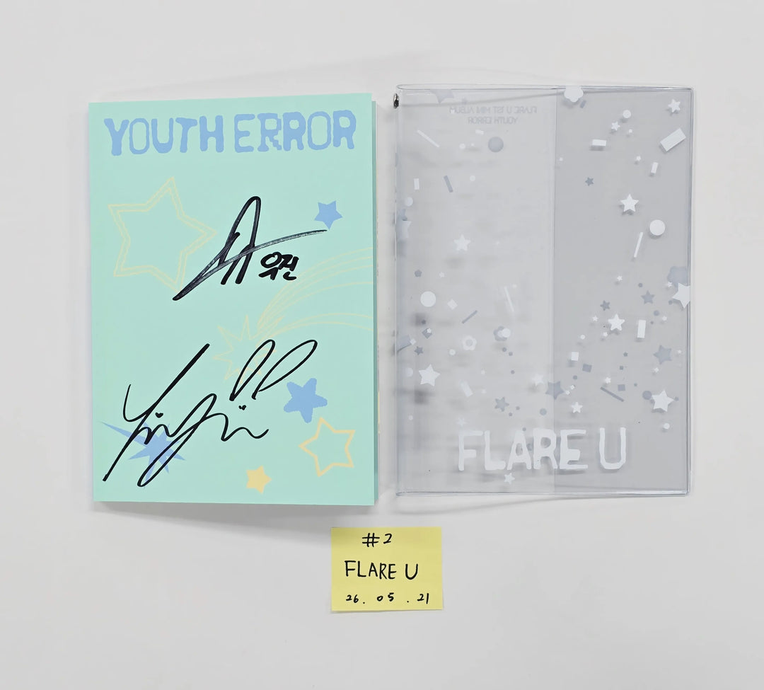 FLARE U "YOUTH ERROR" - Hand Autographed(Signed) Promo Album [26.05.21]