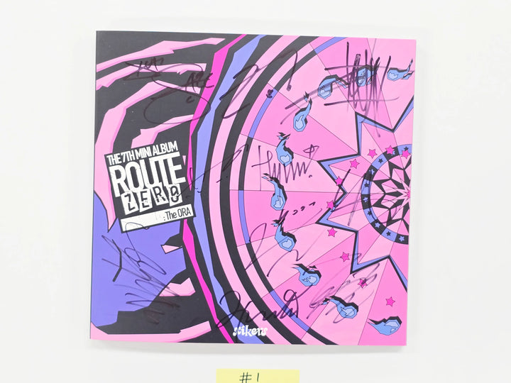 xikers "ROUTE ZERO : The ORA" - Hand Autographed(Signed) Promo Album [26.05.21]