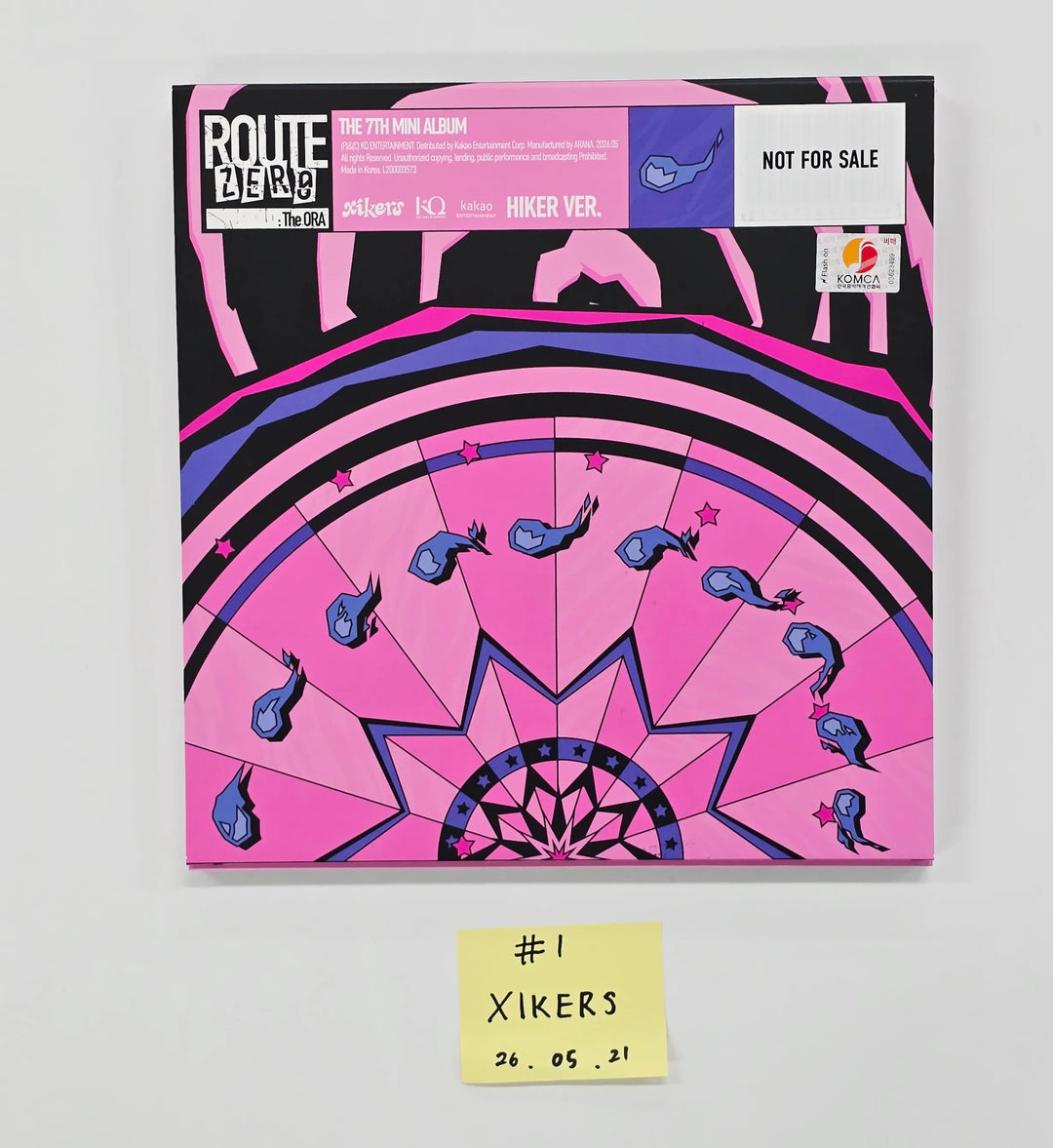 xikers "ROUTE ZERO : The ORA" - Hand Autographed(Signed) Promo Album [26.05.21]
