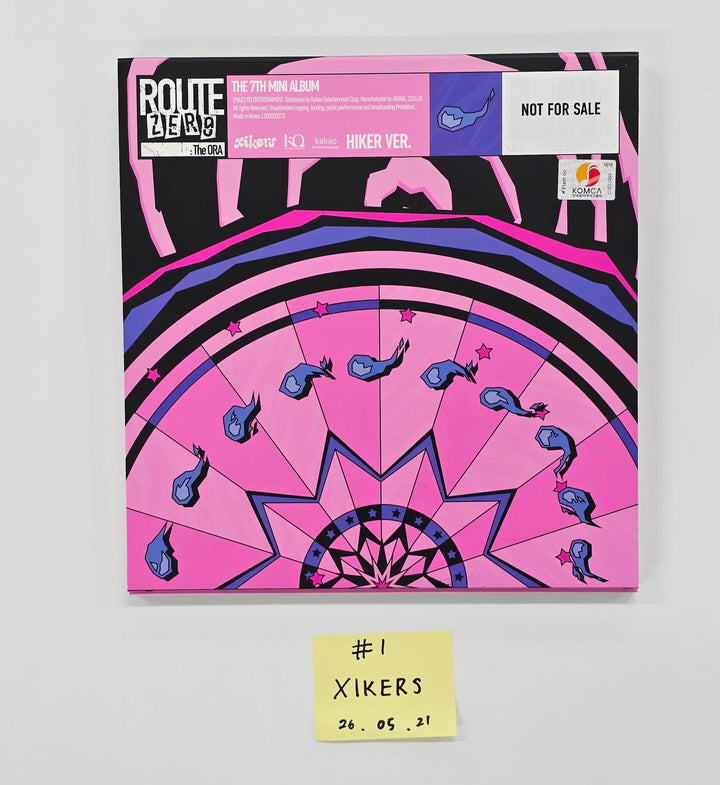 xikers "ROUTE ZERO : The ORA" - Hand Autographed(Signed) Promo Album [26.05.21]