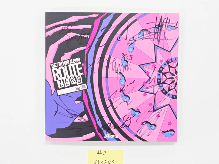 xikers "ROUTE ZERO : The ORA" - Hand Autographed(Signed) Promo Album [26.05.21]