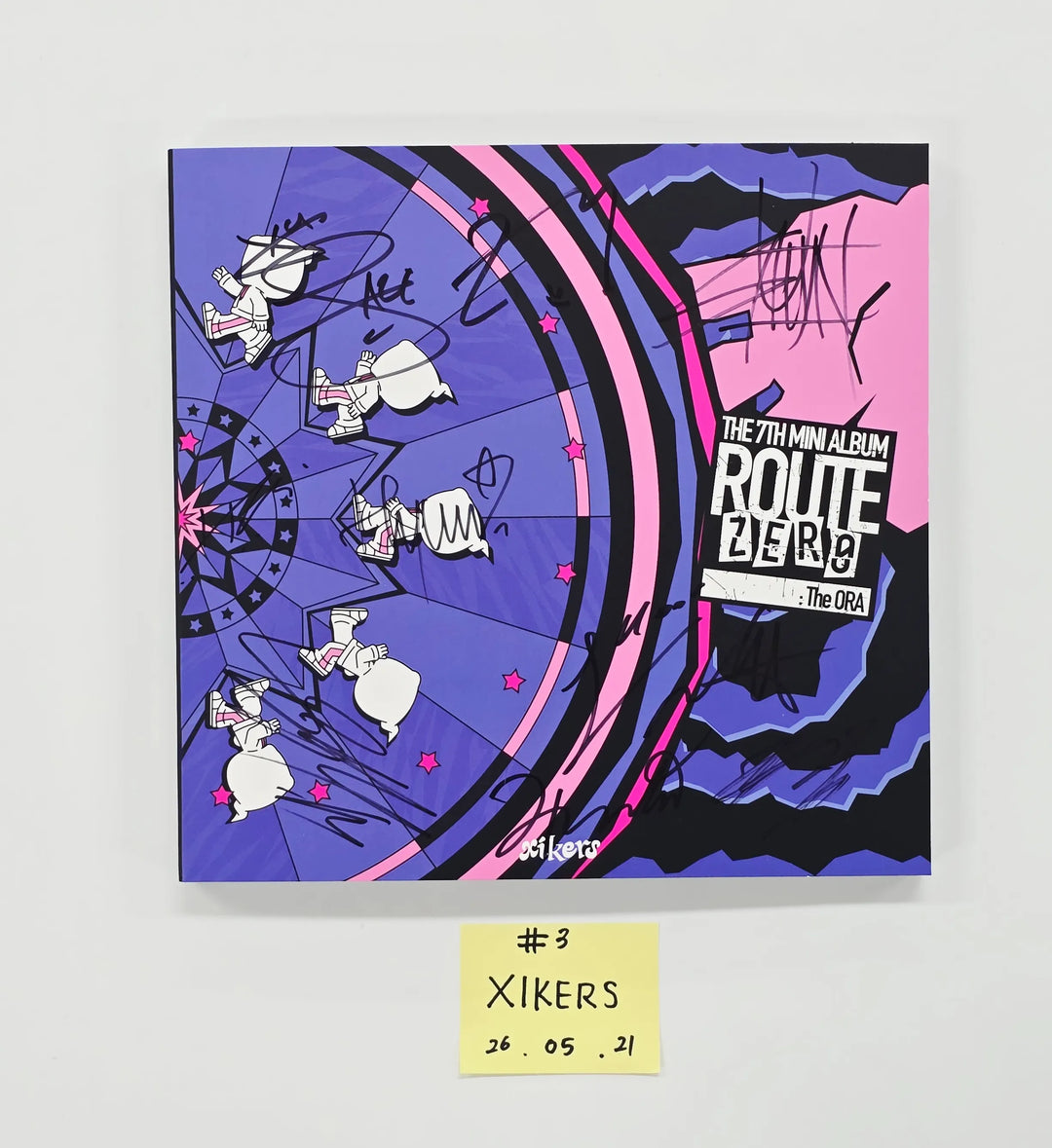 xikers "ROUTE ZERO : The ORA" - Hand Autographed(Signed) Promo Album [26.05.21]