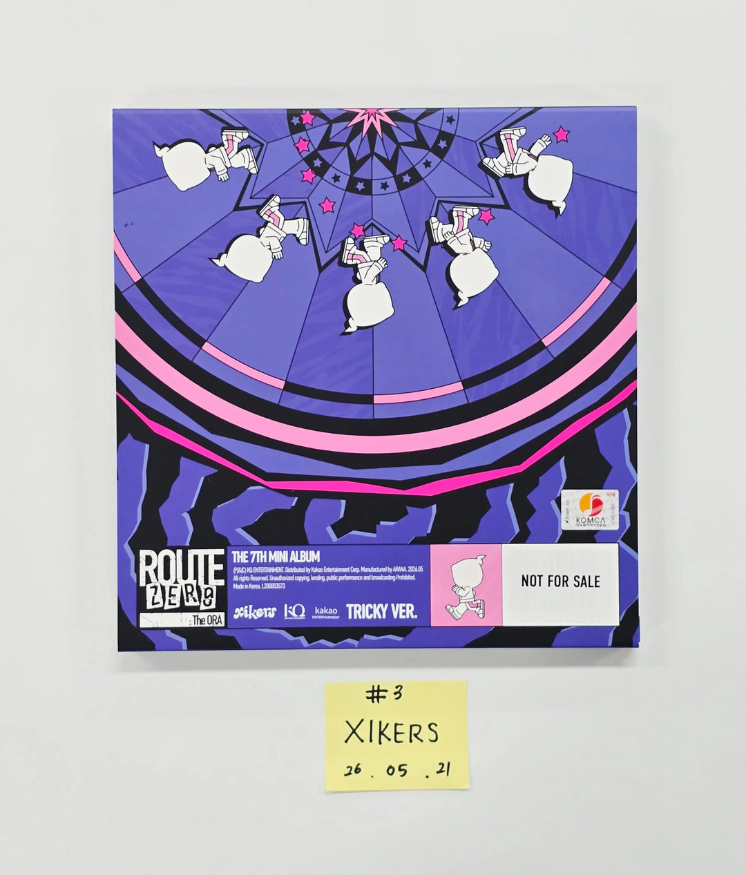 xikers "ROUTE ZERO : The ORA" - Hand Autographed(Signed) Promo Album [26.05.21]