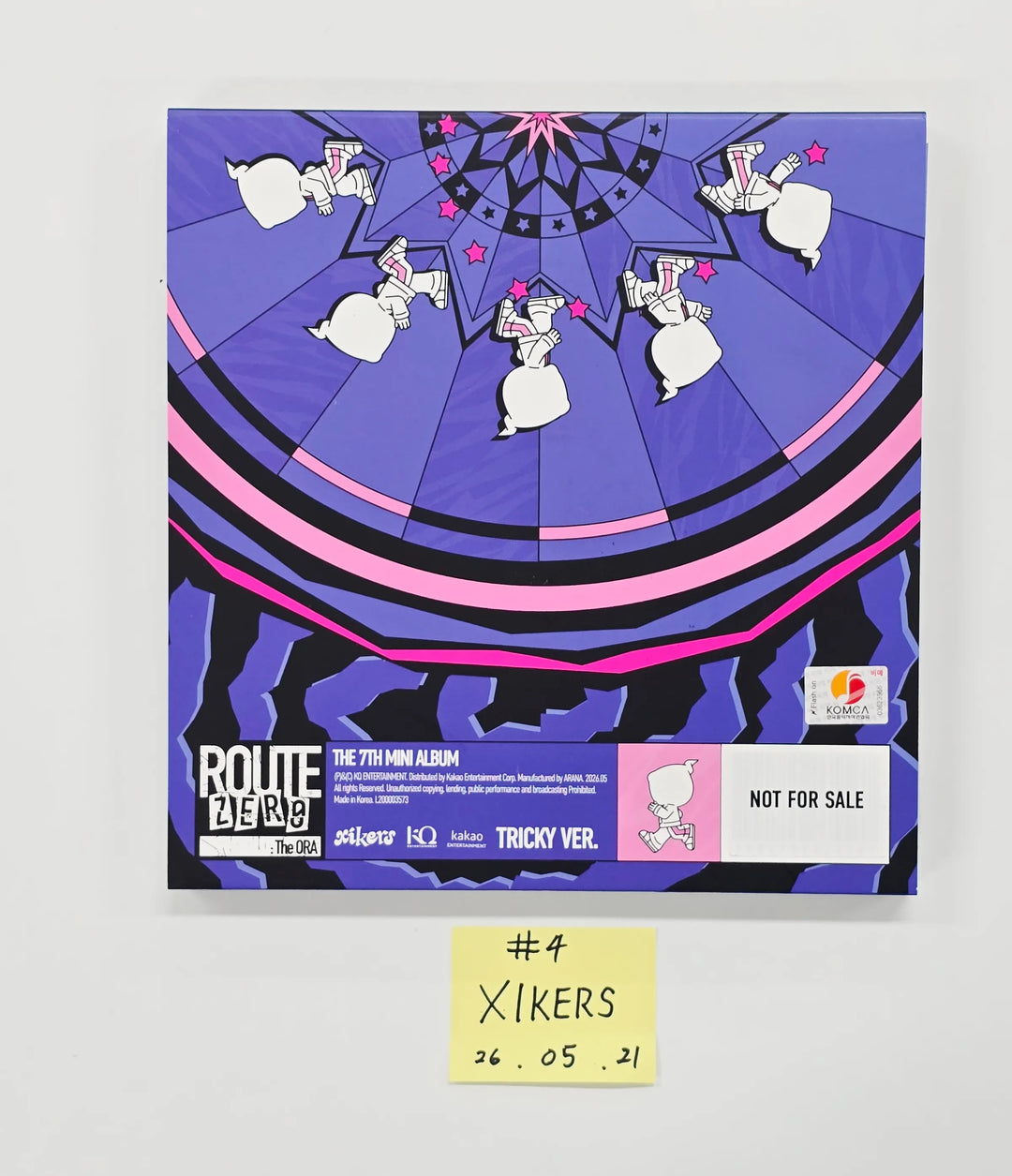 xikers "ROUTE ZERO : The ORA" - Hand Autographed(Signed) Promo Album [26.05.21]