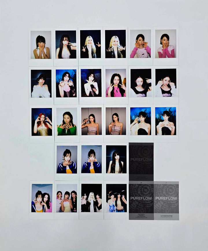 LE SSERAFIM "PUREFLOW" - POP-UP Store Random Trading Instant Photocard [26.05.22]