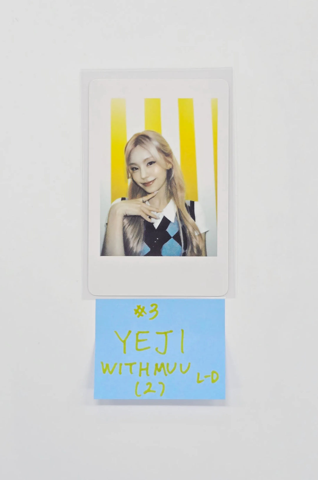 ITZY "Motto" - Withmuu Lucky Draw Event Photocard, Polaroid type Photocard [26.05.26]