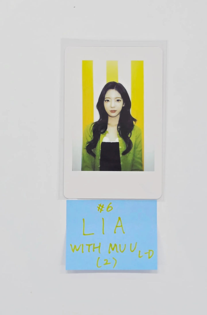 ITZY "Motto" - Withmuu Lucky Draw Event Photocard, Polaroid type Photocard [26.05.26]