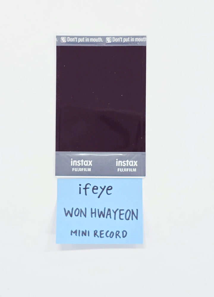 WONHWAYEON (of IFEYE) - Hand Autograhped(Signed) Polaroid [26.05.26]